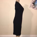 Calvin Klein NWT  Black Midi Tulip Sleeve Dress Photo 4