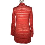 41 Hawthorn (M) Etelan Variegated Pointelle Stitch Open Cardigan Photo 2