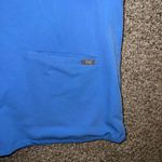 FIGS Womens  Casma Three Pocket Scrub Top Size XL Ceil Blue Photo 7