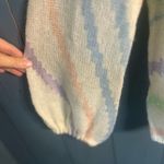 NWT Fate Multicolor Pastel Sweater | Size Medium Blue Photo 3
