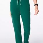 FIGS  Hunter Green High Waisted Yola Scrub Pants Photo 0