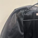 J.Crew Vintage Y2K Black Leather Shacket Minimalist Preppy Heritage Old Money Photo 13