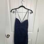 Likely  Revolve navy blue lace crochet darby cocktail dress size 4 wedding‎ guest Photo 3