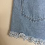 Vervet  Rebecca high rise colorblock fringe Denim shirts size medium Photo 8