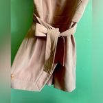Greylin Anthropologie  Ellie Blush Pink Off the Shoulder Tie Waist Romper SZ S Photo 3