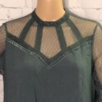 Xhilaration  Lace Sleeve Festival Boho Dress Semi Sheer Sleeves Jrs Medium Photo 1