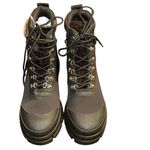 Steve Madden  Black Water Resistant Lace Up Boots(Size 6M) Photo 2