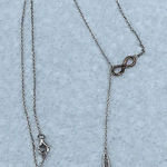 Aurafin sterling silver Y drop “P S I Love U” necklace Photo 0