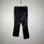 Margaret Godfrey Black Genuine Leather Pants Size 6 Photo 4