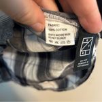 Stylekeepers Autumn Break Top Blue Plaid Cold Shoulder Tie Shirt Button Down White Size XS Photo 11