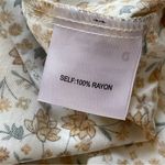 Jane and Delancey  Floral Button-Up Blouse Shirt Yellow Village Western Boho XL Photo 10