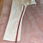 Frye white denim straight leg jeans size 8/29 pockets Photo 9