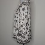 Max Studio Black And White Floral Button Up Shirt Size XL Photo 5