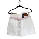 Levi's NWT RAINBOW RIBCAGE WOMEN'S SKIRT Off White Photo 8