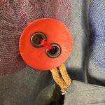 Vintage 90s LagenLook Art to Wear Abstract Embroidered Coat Jacket Gray Size M Photo 6