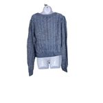Paige ‎ Womens Athena Sweater MOONDUSTBLUE/SILVER Wool Blend Size Large Photo 8
