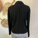Vintage Connection Cropped Black Jacket 90s Minimalist Blazer Paris NY LA M Size M Photo 7