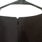 Tahari Black Short Sleeve Back Zip Split Neck Formal Sheath Dress Women Sz 6 Photo 7