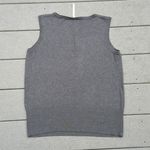 Leo & Nicole Sleeveless Sweater | Gray Sweater Vest Size L Photo 10