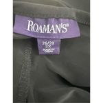 Roamans Black Shift Dress Plus Size 2X(26/28) 3/4 Photo 9