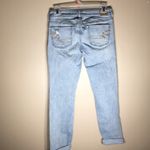 American Eagle distressed skinny jeans size 0 washed color distressed holy jean Photo 4