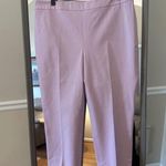 Talbots Women's Chatham Crop Pants Size 10 Lavender Scalloped Hem Photo 2