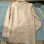 ZARA  CÁRDIGAN WOMENS BASIC SMALL SUEDE LEATHER BAIGE COLOR FRONT POCKETS GOOD
CO Photo 6