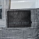 American Eagle  Hi Rise Jegging Super Stretch Gray Plaid Size 18 Photo 4