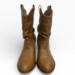 Charles Albert  Brown Western Cowboy Ankle Boots Vegan Leather Womens Size US 11 Photo 1