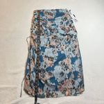 Amuse Society Cape Frio Floral Print Skirt w/ Ruched Side Slits Size Small NEW Photo 10