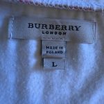 Burberry Light Gray V-Neck Blouse Photo 4