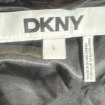 DKNY black organza sheen bomber jacket size large NWT Photo 7