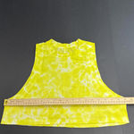 Lululemon Yellow Tie Dye All Yours Crop Cotton Athletic Gym Lounge Athleisure Top Photo 4