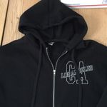 Rue 21 Womens Los Angeles California Zip Up Sweatshirt Hoodie Black Size Large Photo 1