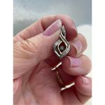 OTC Sterling Silver 10K Yellow Gold Diamond Studded Pendant. Photo 2