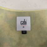 CAbi  Positano Yellow Floral Layered Tank Top Tunic Blouse Medium Easter Spring Photo 2