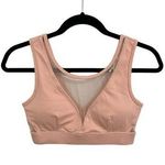 NEW Cleo Harper Sports Bra Size Small Womens Rise Bralet Pink With Pads Running Photo 0