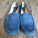 Vaneli suede quilted loafers slip on Shoes Blue Size 8.5 Photo 4