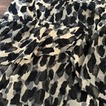 ZARA  Ruffle Leopard Shirt Photo 1