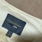 Catherine Malandrino  Cream Quilted Leather Jacket Photo 4