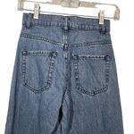 PacSun Patchwork Wide Leg Jeans Distressed Denim Blue Unique Style Pants Sz 22 Photo 3