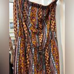 Rue 21 Abstract / Tribal Print Strapless Jumpsuit Photo 1
