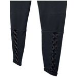 Fabletics Womens Small Define PowerHold Leggings Criss Cross Yoga Workout Black Photo 2