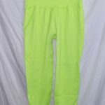 Good American Rib Seamless 7/8 Leggings in Lemon Lime size 5/6 Photo 2