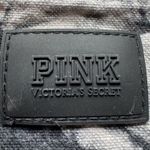PINK - Victoria's Secret PINK Victoria’s Secret Black and Gray Acid Tie Dye Zip Top Canvas Tote Photo 2