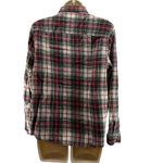L.L.Bean  Classic Plaid Flannel Button Front Long Sleeve Womens Medium Petite Photo 3