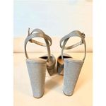Antonio Melani Born on Fifth Liv Metallic Glitter Closed Toe Platform Heels Photo 7