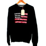 Weatherproof NWT  Cotton Sweater Pullover Flag Striped  Y2K Photo 1