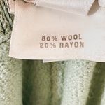 St. John Sport Pastel Mint Green Wool Wide-Leg Knit Pants Size S Photo 7