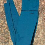 Nike Legend 2.0 Women’s Training Tights Blue And Black Striped Rare Pattern Size Small Photo 3